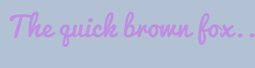 Image with Font Color BF8EE1 and Background Color B2C2D4